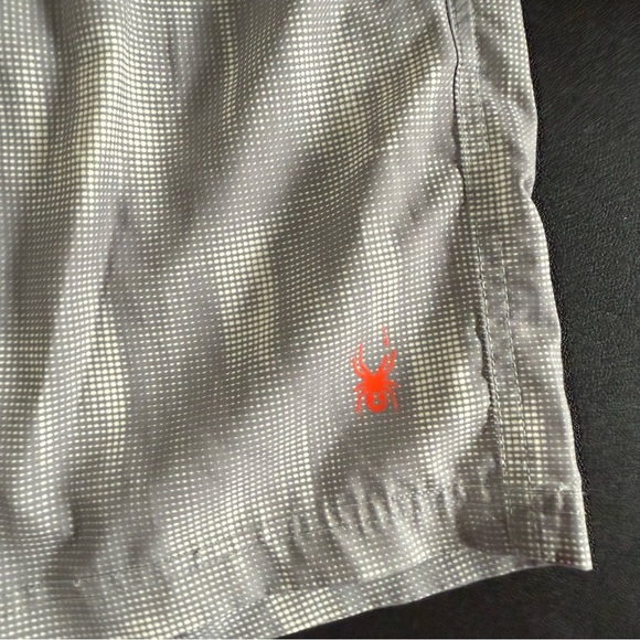 Spyder Gray and Orange Swim Shorts - Picture 2 of 5